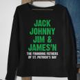 Irish Lucky Green St Patricks Day Founding Fathers Sweatshirt Gifts for Old Women