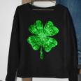 Irish Shamrock Tie Dye Happy St Patricks Day Go Lucky Gifts Sweatshirt Gifts for Old Women