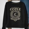 Its A Coyle Thing You Wouldnt Understand Name Vintage Sweatshirt Gifts for Old Women