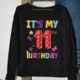 Its My 11Th Birthday Sweet Dunat Girls Funny 11 Year Old Sweatshirt Gifts for Old Women