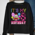Its My 5Th Birthday Candy Candyland Birthday Girl 5 Year Old Sweatshirt Gifts for Old Women