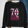 Its My 70Th Birthday Gift Queen 70 Years Old Shoes Crown Diamond Funny Gift Sweatshirt Gifts for Old Women
