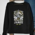Janee Name- In Case Of Emergency My Blood Sweatshirt Gifts for Old Women