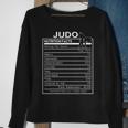 Judo Nutrition Facts Sarkastisches Judo Girl Sweatshirt Geschenke für alte Frauen