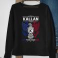 Kallan Name - Kallan Eagle Lifetime Member Sweatshirt Gifts for Old Women