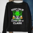 Keep Calm And Drink Like A Clark St Patricks Day Lucky Sweatshirt Gifts for Old Women
