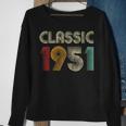 Klassisch 1951 Vintage 72 Geburtstag Geschenk Classic Sweatshirt Geschenke für alte Frauen