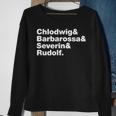 Kölner Legenden · Chlodwig Barbarossa  Severin  Rudolf Sweatshirt Geschenke für alte Frauen