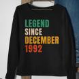 Legend Since December 1992 Retro 30Er Geburtstag Sweatshirt Geschenke für alte Frauen