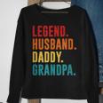 Legend Husband Daddy Grandpa Best Fathers Day Surprise Dad Sweatshirt Gifts for Old Women