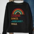 Legend Since Januar 1962 61 Geburtstag Geschenk Born In 1962 Sweatshirt Geschenke für alte Frauen