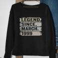 Legend Since March 1999 21Th Birthday Gifts 21 Year Old Sweatshirt Gifts for Old Women