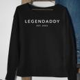 Legendaddy Est. 2022 Herren Sweatshirt in Schwarz, Vatertag Design Geschenke für alte Frauen