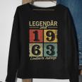 Legendär Seit 1963 Jahrgang 1963 Geburtstag Sweatshirt Geschenke für alte Frauen