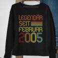 Legendär Seit Februar 2005 Geschenk 18 Geburtstag Sweatshirt Geschenke für alte Frauen