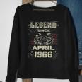 Legende Seit April 1966 Geboren Im April 1966 Sweatshirt Geschenke für alte Frauen