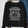 Legenden 1933 Geboren, 90. Geburtstag Mann V2 Sweatshirt Geschenke für alte Frauen