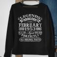 Legenden Februar 1953 Geburtstag, 70 Jahre Jubiläum Mann Sweatshirt Geschenke für alte Frauen