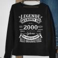 Legenden Wurden Im 2000 Geboren 23 Geburtstag 23 Jahre Sweatshirt Geschenke für alte Frauen