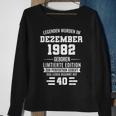Legenden Wurden Im Dezember 1982 40Geburtstag Sweatshirt Geschenke für alte Frauen