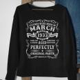 Legenden Wurden Im März 1933 Geschenk 90 Geburtstag Mann V8 Sweatshirt Geschenke für alte Frauen