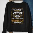 Legends January 2006 Gift 17 Year Old 17Th Birthday Gifts Sweatshirt Gifts for Old Women