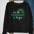 Let The Shenanigans Begin St Patricks Day Lucky Shamrock Sweatshirt Gifts for Old Women