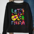 Lets Fiesta Cinco De Mayo Mexican Guitar Fiesta Sweatshirt Gifts for Old Women