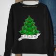 Lets Get Lit Weed X Mas Tree Marijuana Christmas Men Women Sweatshirt Graphic Print Unisex Gifts for Old Women