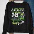 Level 18 Jahre Geburtstags Junge Gamer 2005 Geburtstag Sweatshirt Geschenke für alte Frauen