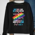 Lgbtq Born This Way Transgender Sweatshirt Gifts for Old Women