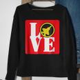 Love F35 Lightning Ii Air Force Military Jet Sweatshirt Gifts for Old Women
