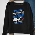 Lustiges Taucher Sweatshirt Je suis un mec simple für Herren Geschenke für alte Frauen