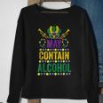 Mardi Gras Beer Drinkers May Contain Alcohol Mardi Gras 2023 Sweatshirt Gifts for Old Women
