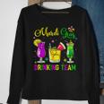 Mardi Gras Drinking Team Carnival Fat Tuesday Lime Cocktail Sweatshirt Gifts for Old Women
