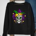 Mardi Gras Skull New Orleans Louisiana Mobile Alabama 2023 Sweatshirt Gifts for Old Women