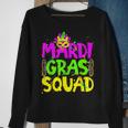 Mardi Gras Squad Party Costume Outfit - Funny Mardi Gras Sweatshirt Gifts for Old Women