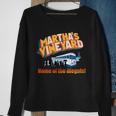 Marthas Vineyard Home Of The Illegals Funny Sweatshirt Gifts for Old Women