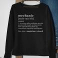 Mechanic Definition Dad Car Guy Garage Fathers Day Gift Sweatshirt Gifts for Old Women