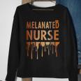 Melanated Nurse Black History Month 2023 Nurse Melanin Pride Sweatshirt Gifts for Old Women