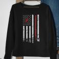 Mens American Electritian Usa Flag Patriot Handyman Dad Birthday Sweatshirt Gifts for Old Women