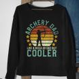 Mens Archery Dad | Funny Fathers Day Gift For Archer Bow Hunter Sweatshirt Gifts for Old Women