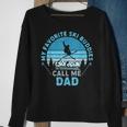 Mens Bddj Vintage My Favorite Ski Buddies Call Me Dad Fathers Day Sweatshirt Gifts for Old Women