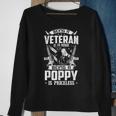 Mens Being A Veteran Is An Honor A Poppy Is Priceless Grandpa Men Women Sweatshirt Graphic Print Unisex Gifts for Old Women