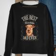 Mens Best Airedale Dad Ever Funny Airedale Terrier Gifts Vintage Sweatshirt Gifts for Old Women