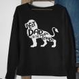 Mens Best Dad In The Pride Lands Lion Fathers Day Sweatshirt Gifts for Old Women