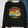 Mens Best Golden Retriever Dad Ever Vintage Puppy Lover Design Sweatshirt Gifts for Old Women
