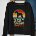 Mens Best Schnauzer Daddy Fathers Day Mini Schnauzer Dad Sweatshirt Gifts for Old Women