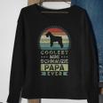 Mens Coolest Mini Schnauzie Papa Ever Fathers Day Schnauzer Sweatshirt Gifts for Old Women