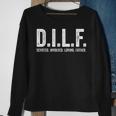 Mens Dilf Men Funny Fathers Day Gift For Dad Sweatshirt Gifts for Old Women